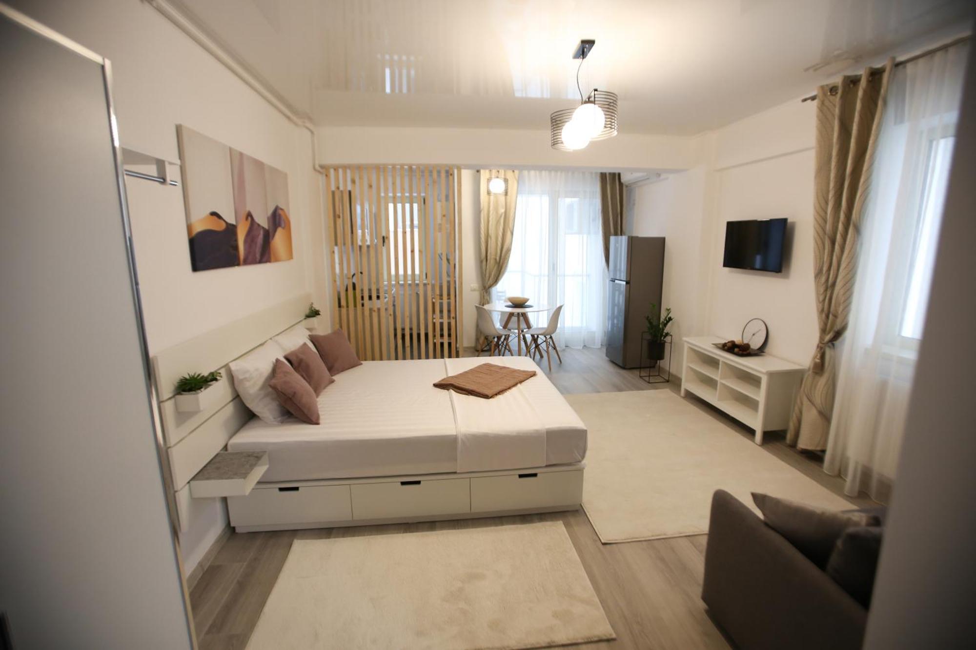 Premium Studios Mamaia Nord - Marea La 50M Navodari Bagian luar foto
